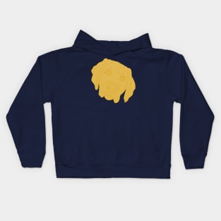 Golden Labrador Retriever Face Kids Hoodie